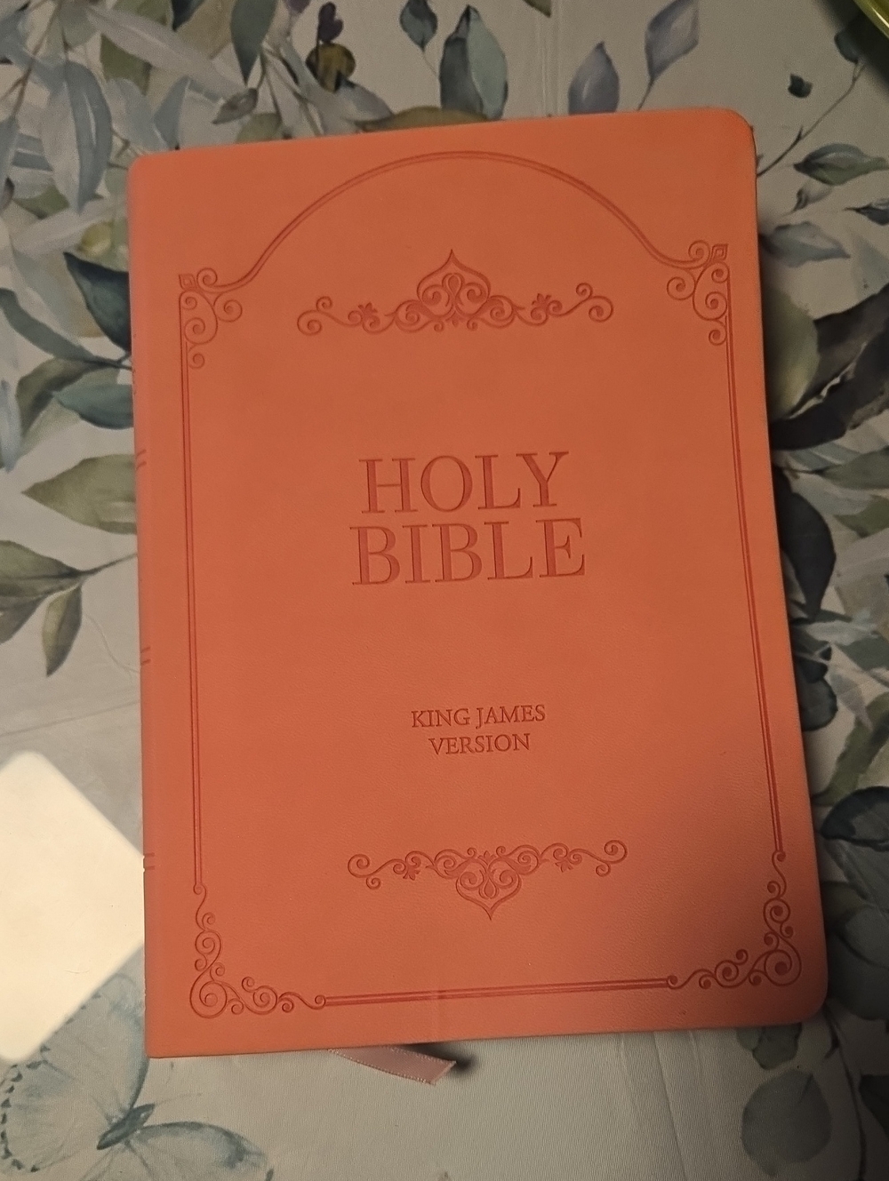 Holy Bible King James Version - Coral Cover